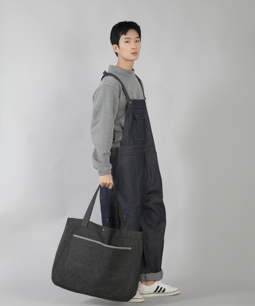 SAINTCREW(セントクルー)の「ラウンドボリュームペンタゴンポケットエコバッグ RVP-146 デニムブラック(エコバッグ/サブバッグ・メンズ・その他・フリー)」の8枚目の写真