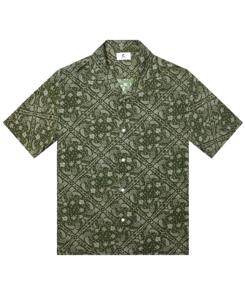 THESHIRTHOUSE(ザシャツハウス)の「ハワイアンシャツ ペイズリー-カーキ(シャツ/ブラウス・メンズ・カーキ・1/2)」の1枚目の写真