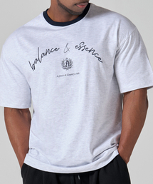 AFRESH（アフレッシュ）の「スポーティクラブリンガーショートスリーブ_ライトグレー（Tシャツ/カットソー）」