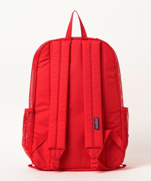 JANSPORT(ジャンスポーツ)の「JANSPORT / ECO MESH PACK(バックパック/リュック・レディース・レッド・ONE SIZE)」の3枚目の写真