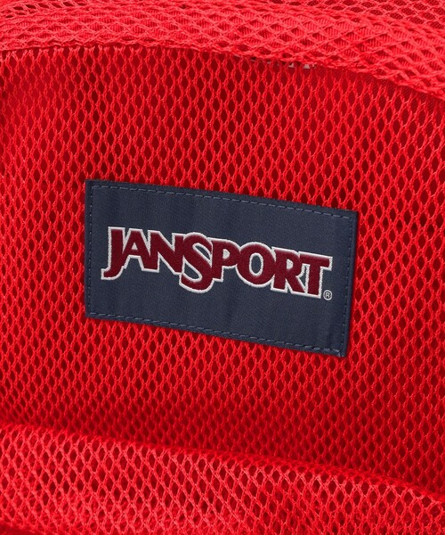 JANSPORT(ジャンスポーツ)の「JANSPORT / ECO MESH PACK(バックパック/リュック・レディース・レッド・ONE SIZE)」の6枚目の写真