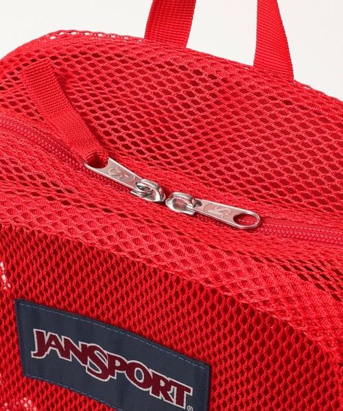 JANSPORT(ジャンスポーツ)の「JANSPORT / ECO MESH PACK(バックパック/リュック・レディース・レッド・ONE SIZE)」の7枚目の写真