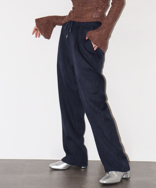 FUNALIVE(ファンアライブ)の「WOOLIGHT HOLIDAY PANTS(スラックス・メンズ・ネイビー系/ブラウン系/ブラック系・LL/M/L)」の15枚目の写真