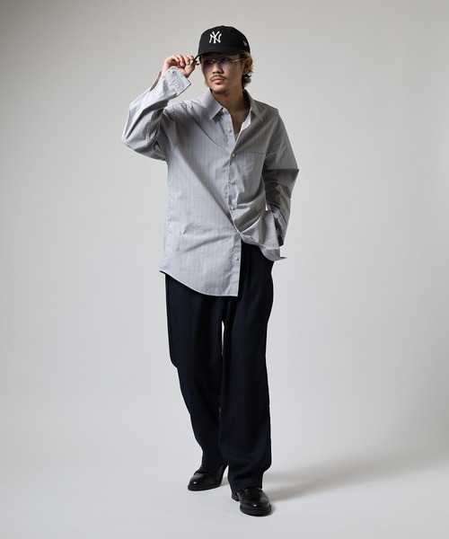 FUNALIVE(ファンアライブ)の「WOOLIGHT HOLIDAY PANTS(スラックス・メンズ・ネイビー系/ブラウン系/ブラック系・LL/M/L)」の4枚目の写真