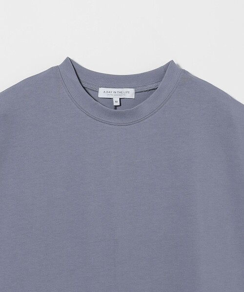 A DAY IN THE LIFE UNITED ARROWS（アデイインザライフユナイテッドアローズ）の「フレンチスリーブ Tワンピース ＜A DAY IN THE LIFE＞（ワンピース・レディース・その他2/ブラック/ナチュラル/ライトブルー・S/M）」の15枚目の写真
