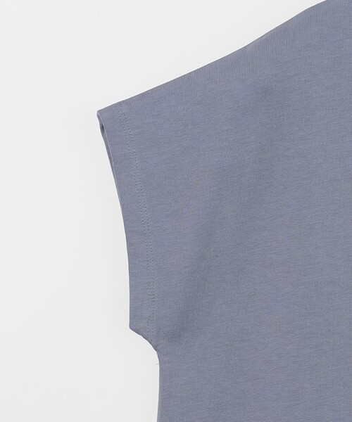 A DAY IN THE LIFE UNITED ARROWS（アデイインザライフユナイテッドアローズ）の「フレンチスリーブ Tワンピース ＜A DAY IN THE LIFE＞（ワンピース・レディース・その他2/ブラック/ナチュラル/ライトブルー・S/M）」の16枚目の写真
