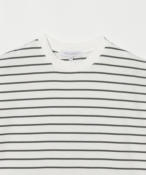 A DAY IN THE LIFE UNITED ARROWS（アデイインザライフユナイテッドアローズ）の「フレンチスリーブ Tワンピース ＜A DAY IN THE LIFE＞（ワンピース・レディース・その他2/ブラック/ナチュラル/ライトブルー・S/M）」の21枚目の写真