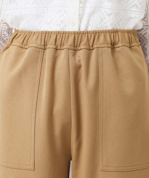 Dessin（デッサン）の「【ウエストゴム/洗える】ツイルセミワイドパンツ（その他パンツ・レディース・キャメル/ブラック・03/02/01/00）」の7枚目の写真