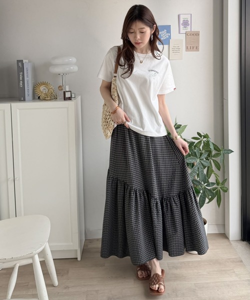 Java(ジャバ)の「《JaVa ジャバコラボ》大人の遊び心をプラス。綿100%オオカミ刺繍Tシャツ(半袖)(Tシャツ/カットソー・レディース・オフホワイト/ブラウン/ブラック/オートミール/その他1・X-LARGE/SMALL/MEDIUM/LARGE)」の13枚目の写真