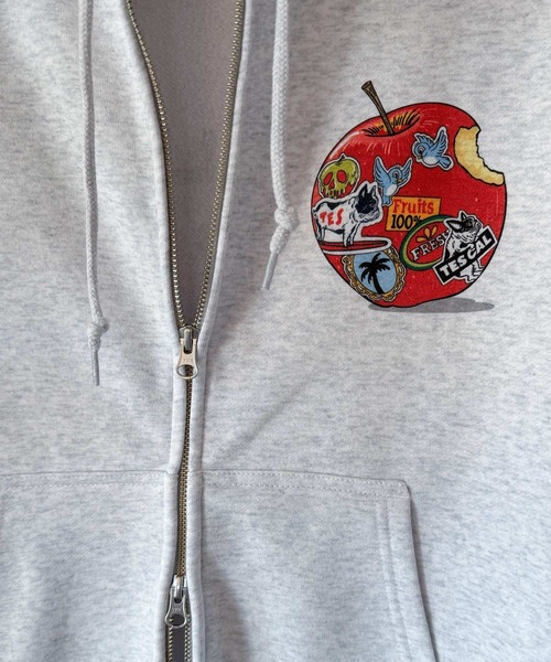 The Endless Summer(エンドレスサマー)の「【WEB / FLAG SHOP限定】TES CALIFORNIA BOX SILHOUETTE ZIP PK / ボックスシルエットジップパーカー(パーカー・メンズ・A/B・SMALL/MEDIUM/LARGE/X-LARGE)」の7枚目の写真