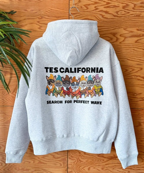 The Endless Summer(エンドレスサマー)の「【WEB / FLAG SHOP限定】TES CALIFORNIA BOX SILHOUETTE ZIP PK / ボックスシルエットジップパーカー(パーカー・メンズ・A/B・SMALL/MEDIUM/LARGE/X-LARGE)」の9枚目の写真