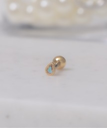 【Peony/ピオニー】/ステンレスポスト 片耳用 アクアドロップピアス