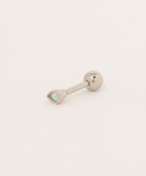 TONE SELECT GOODS(トーンセレクトグッズ)の「【Peony/ピオニー】/ステンレスポスト 片耳用 アクアドロップピアス(ピアス(片耳用)・レディース・シルバー/ゴールド・FREE)」の6枚目の写真