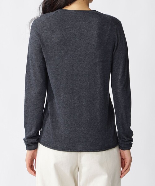 ECOALF（エコアルフ）の「MILO ライトウール ニット / MILO KNIT WOMAN（ニット/セーター・レディース・チャコールグレー/グレー・S/XS）」の11枚目の写真