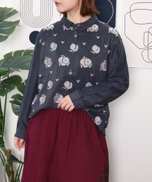 EMAGO フルーツ刺繍シャツ
