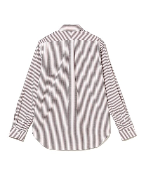 BEAMS F(ビームスエフ)の「コットン ロンドンストライプ ボタンダウン シャツ(シャツ/ブラウス・メンズ・レッド系その他5・37/38/39/40/41)」の6枚目の写真
