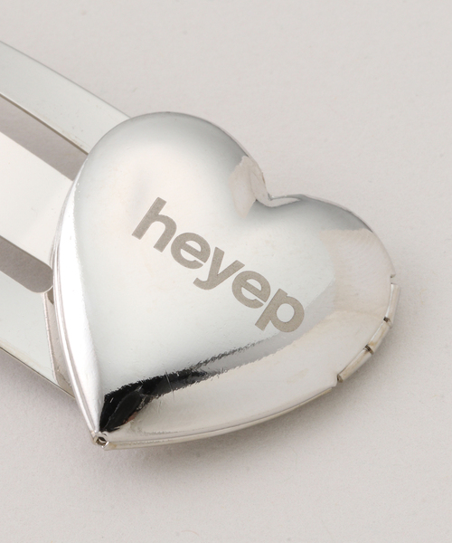 IENA(イエナ)の「HEYEP/ヘイップ Heart Clips-2PCS ヘアクリップ HP10125(バレッタ/ヘアクリップ・レディース・シルバー・FREE)」の4枚目の写真