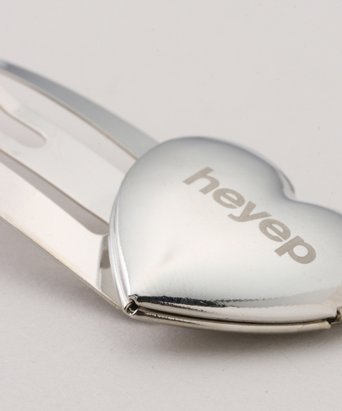 IENA(イエナ)の「HEYEP/ヘイップ Heart Clips-2PCS ヘアクリップ HP10125(バレッタ/ヘアクリップ・レディース・シルバー・FREE)」の6枚目の写真