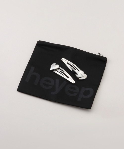 IENA(イエナ)の「HEYEP/ヘイップ Heart Clips-2PCS ヘアクリップ HP10125(バレッタ/ヘアクリップ・レディース・シルバー・FREE)」の7枚目の写真