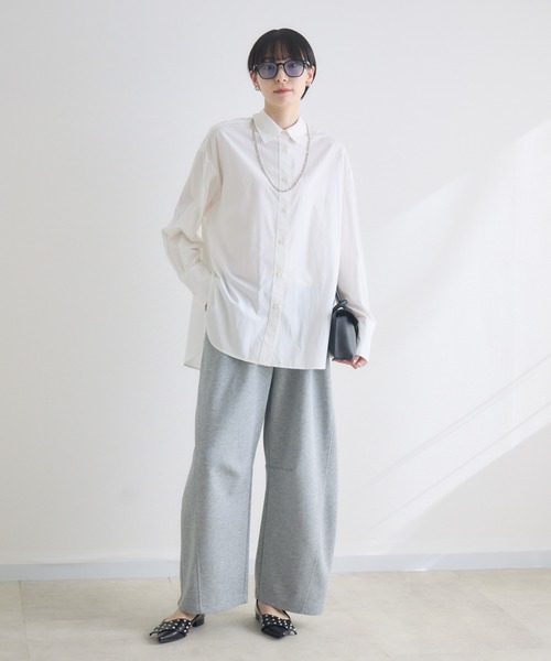 Paradise Picnic（パラダイスピクニック）の「cloche タックイン風カラーシャツ（シャツ/ブラウス・レディース・ブルー/ホワイト/イエロー・FREE）」の22枚目の写真