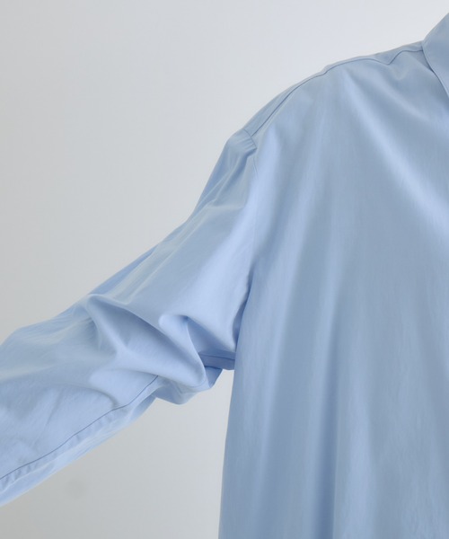 Paradise Picnic（パラダイスピクニック）の「cloche タックイン風カラーシャツ（シャツ/ブラウス・レディース・ブルー/ホワイト/イエロー・FREE）」の8枚目の写真