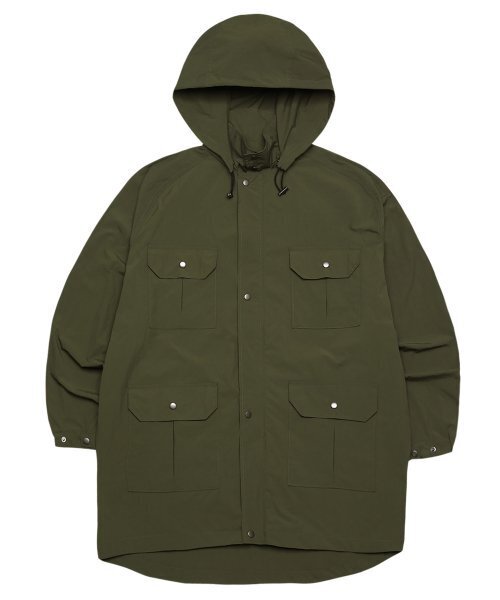 UNION BALANT(ユニオンバランテ)の「マウンテンロングジャケットカーキ(ナイロンジャケット・メンズ・その他・M/L/XL)」の2枚目の写真