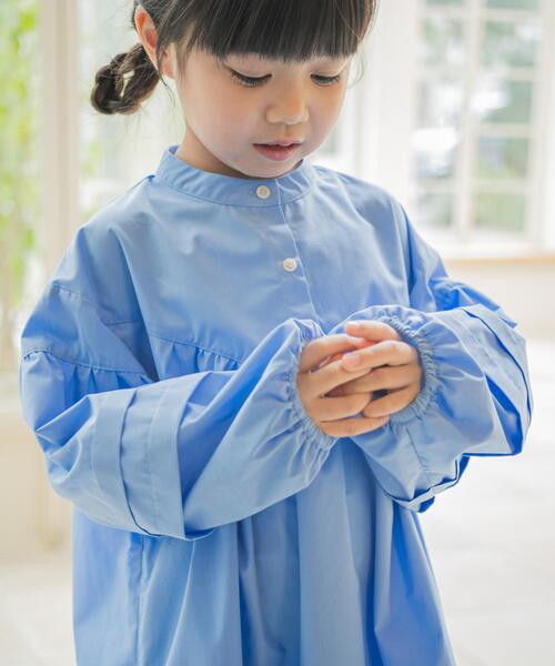 URBAN RESEARCH DOORS(アーバンリサーチドアーズ)の「切替ギャザーワンピース(KIDS)(ワンピース・キッズ・ブルー/ストライプ・105/120/135)」の6枚目の写真