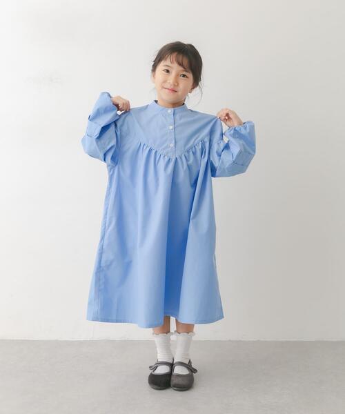 URBAN RESEARCH DOORS(アーバンリサーチドアーズ)の「切替ギャザーワンピース(KIDS)(ワンピース・キッズ・ブルー/ストライプ・105/120/135)」の19枚目の写真