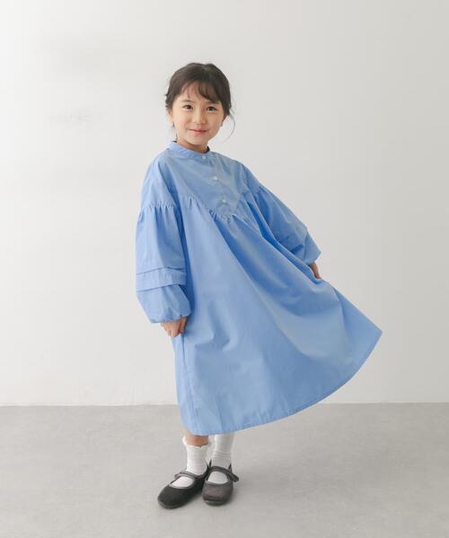 URBAN RESEARCH DOORS(アーバンリサーチドアーズ)の「切替ギャザーワンピース(KIDS)(ワンピース・キッズ・ブルー/ストライプ・105/120/135)」の21枚目の写真