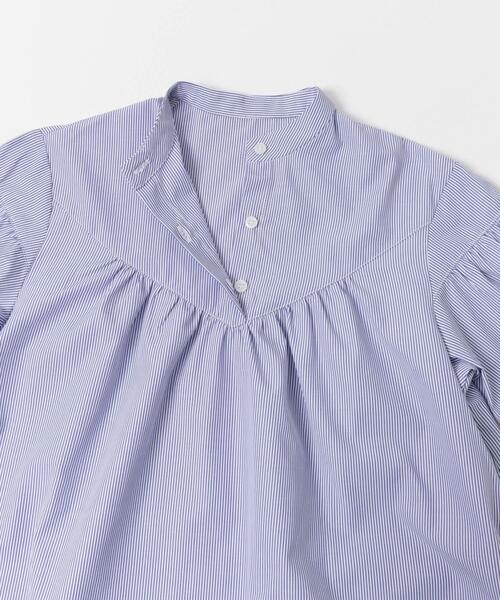 URBAN RESEARCH DOORS(アーバンリサーチドアーズ)の「切替ギャザーワンピース(KIDS)(ワンピース・キッズ・ブルー/ストライプ・105/120/135)」の7枚目の写真