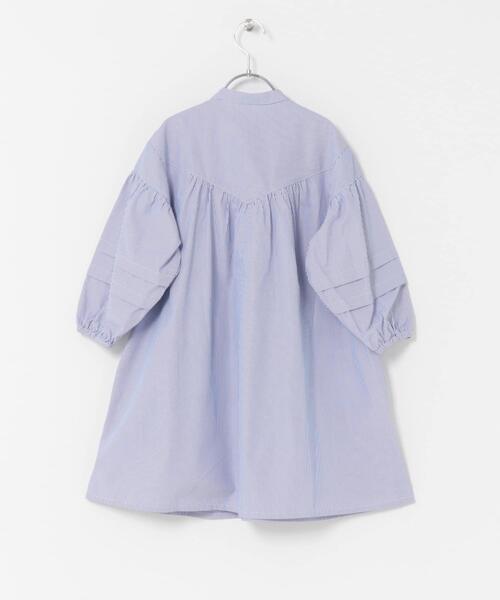 URBAN RESEARCH DOORS(アーバンリサーチドアーズ)の「切替ギャザーワンピース(KIDS)(ワンピース・キッズ・ブルー/ストライプ・105/120/135)」の9枚目の写真