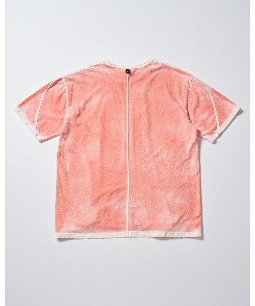 wjk(ダヴルジェイケイ)の「back-spray dye S/S(Tシャツ/カットソー・メンズ・ブラック/ブルー/オレンジ・SMALL/MEDIUM/LARGE/X-LARGE)」の8枚目の写真