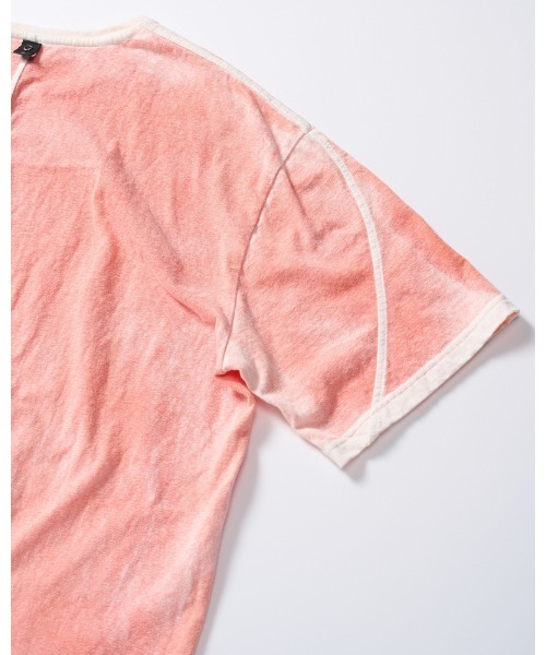 wjk(ダヴルジェイケイ)の「back-spray dye S/S(Tシャツ/カットソー・メンズ・ブラック/ブルー/オレンジ・SMALL/MEDIUM/LARGE/X-LARGE)」の13枚目の写真