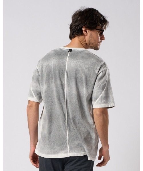 wjk(ダヴルジェイケイ)の「back-spray dye S/S(Tシャツ/カットソー・メンズ・ブラック/ブルー/オレンジ・SMALL/MEDIUM/LARGE/X-LARGE)」の19枚目の写真