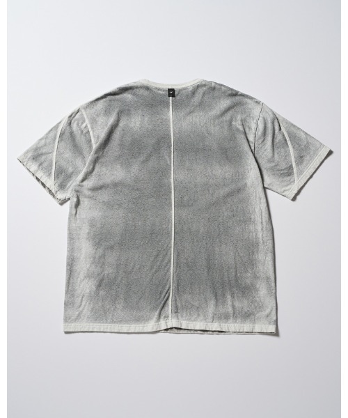 wjk(ダヴルジェイケイ)の「back-spray dye S/S(Tシャツ/カットソー・メンズ・ブラック/ブルー/オレンジ・SMALL/MEDIUM/LARGE/X-LARGE)」の21枚目の写真