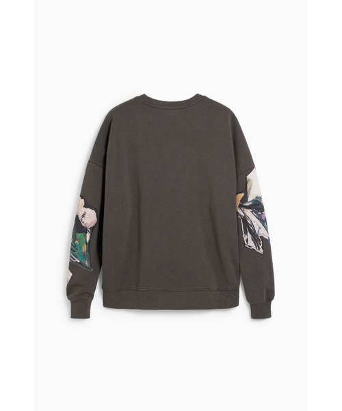 Desigual（デシグアル）の「コラージュ絵柄のスウェット（スウェット・レディース・ブラック・XS/S/XL/M/L）」の3枚目の写真