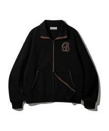 BAKKEN（バッケン）の「B WAPPEN スウェットジップアップ BK7590_ブラック（その他アウター）」