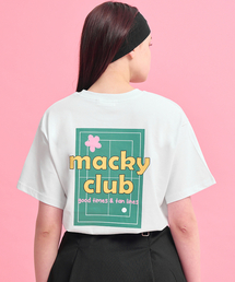 MACKY（マッキー）の「コートグッドタイム 半袖Tシャツ ホワイト（Tシャツ/カットソー）」