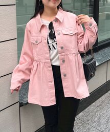 prose verse | ペプラムツイルジャケット(ブルゾン)