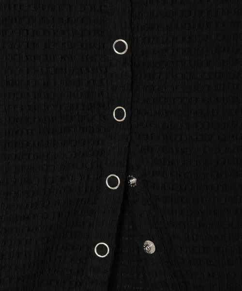 THINGS THAT MATTER（シングス ザット マター）の「CHAOS BUSTIER TOPS / カオス ビスチェ トップス（シャツ/ブラウス・レディース・ブラック/ボルドー/ブラック×ホワイト・FREE）」の22枚目の写真