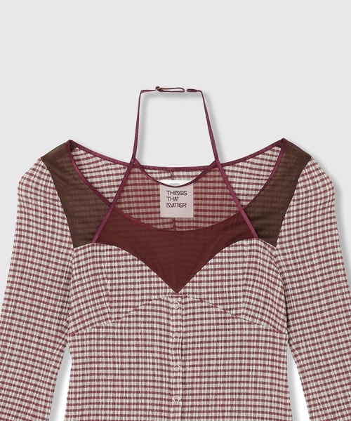 CHAOS BUSTIER TOPS / カオス ビスチェ トップス（シャツ/ブラウス