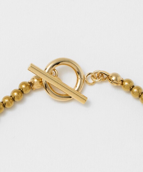 Causerie(コズリ)の「<Causerie>淡水パールトップ ストーン ネックレス(ネックレス・レディース・ダークブラウン・FREE)」の6枚目の写真