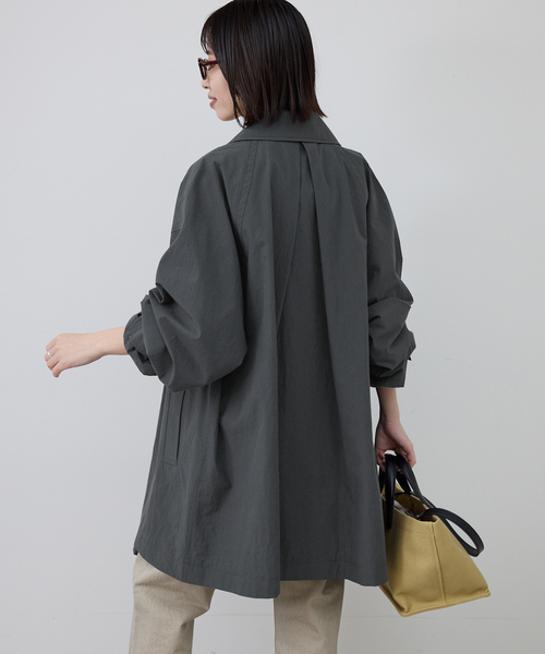 SLOBE IENA(スローブイエナ)の「《追加》コットンニュアンストレンチコート(トレンチコート・レディース・チャコールグレー/ベージュ・36/38)」の11枚目の写真