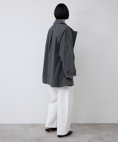 SLOBE IENA(スローブイエナ)の「《追加》コットンニュアンストレンチコート(トレンチコート・レディース・チャコールグレー/ベージュ・36/38)」の13枚目の写真