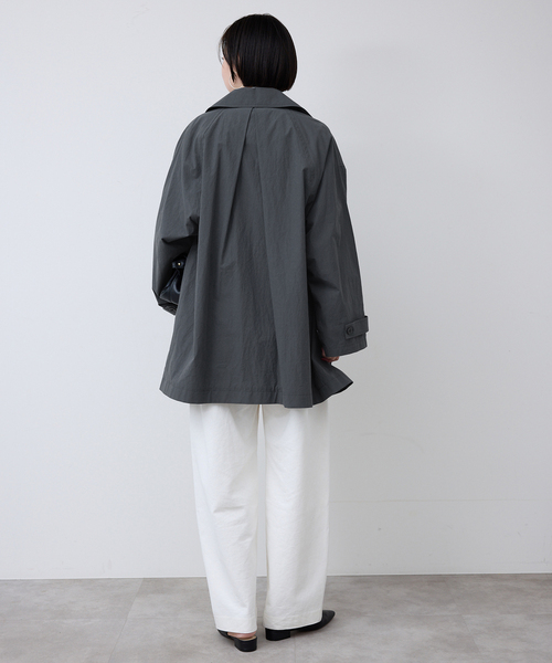 SLOBE IENA(スローブイエナ)の「《追加》コットンニュアンストレンチコート(トレンチコート・レディース・チャコールグレー/ベージュ・36/38)」の14枚目の写真