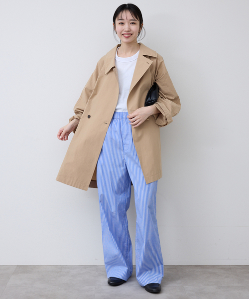 SLOBE IENA(スローブイエナ)の「《追加》コットンニュアンストレンチコート(トレンチコート・レディース・チャコールグレー/ベージュ・36/38)」の15枚目の写真