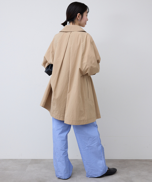 SLOBE IENA(スローブイエナ)の「《追加》コットンニュアンストレンチコート(トレンチコート・レディース・チャコールグレー/ベージュ・36/38)」の17枚目の写真