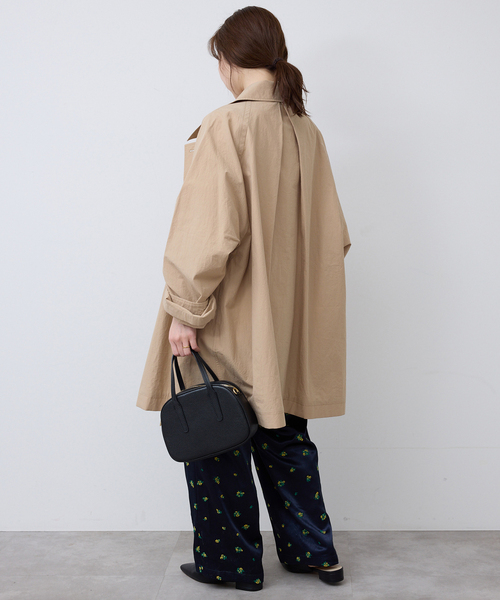 SLOBE IENA（スローブイエナ）の「《追加》コットンニュアンストレンチコート（トレンチコート・レディース・チャコールグレー/ベージュ・36/38）」の6枚目の写真