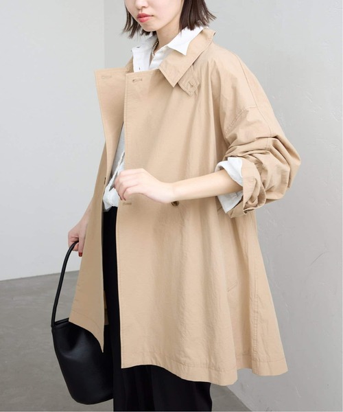 SLOBE IENA（スローブイエナ）の「《追加》コットンニュアンストレンチコート（トレンチコート・レディース・チャコールグレー/ベージュ・36/38）」の12枚目の写真