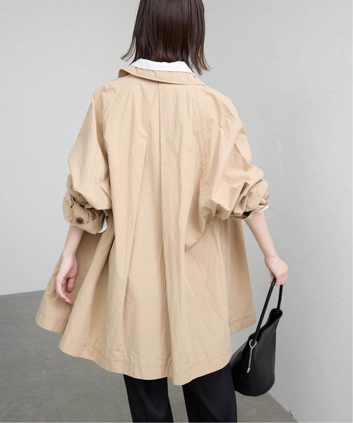 SLOBE IENA（スローブイエナ）の「《追加》コットンニュアンストレンチコート（トレンチコート・レディース・チャコールグレー/ベージュ・36/38）」の15枚目の写真